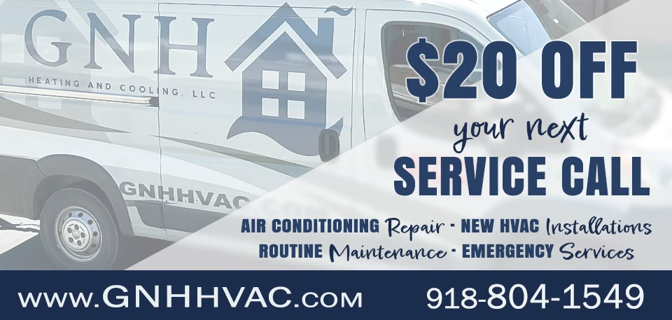$20 Off Your Next Service Call - Air Conditioning Repair, New HVAC Installations, Routine Maintenance, Emergency Services