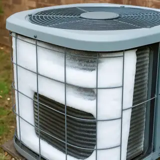 Why is my HVAC unit frozen in the middle of summertime?